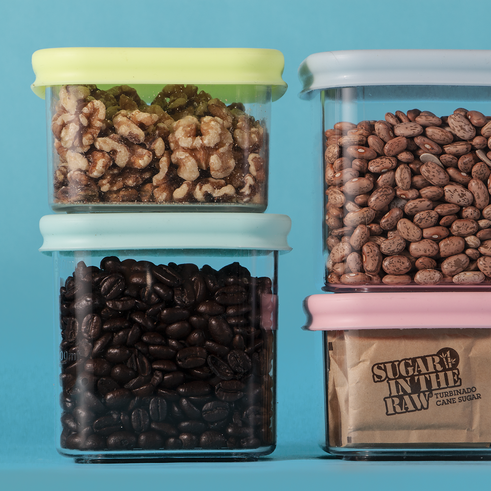 PrepCube Silicon Lid Food Container - 4PC Set