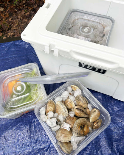 Marinating Vacuum Container Pro - 6L, Square, Full TRITAN (Manual Vacuum Pump included)