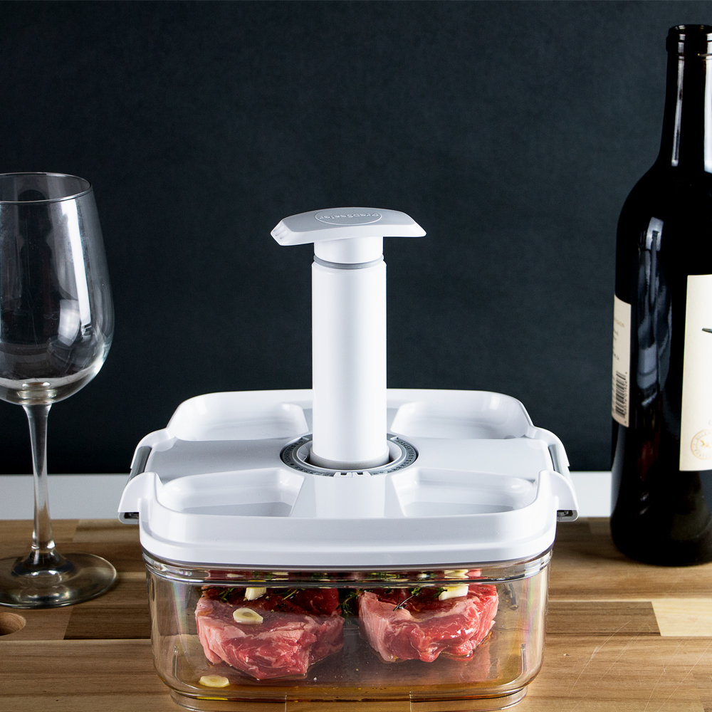 Quickly Marinate and Lock in Flavor Marinating Vacuum Container