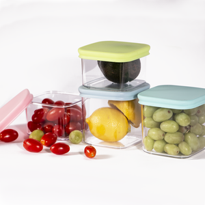 PrepCube Silicon Lid Food Container - 4pc set