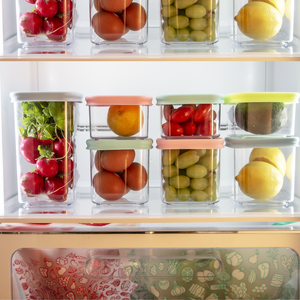 PrepCube Silicon Lid Food Container - 3pc set
