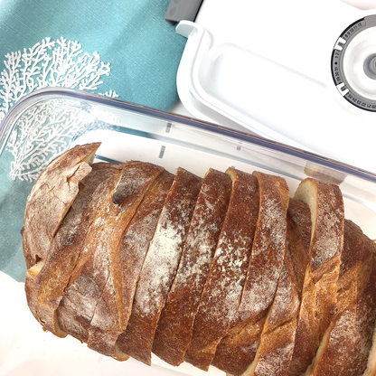 Prep & Seal BPA-Free TRITAN Vacuum Container Bread Box 4.5L (Pump,Tray)