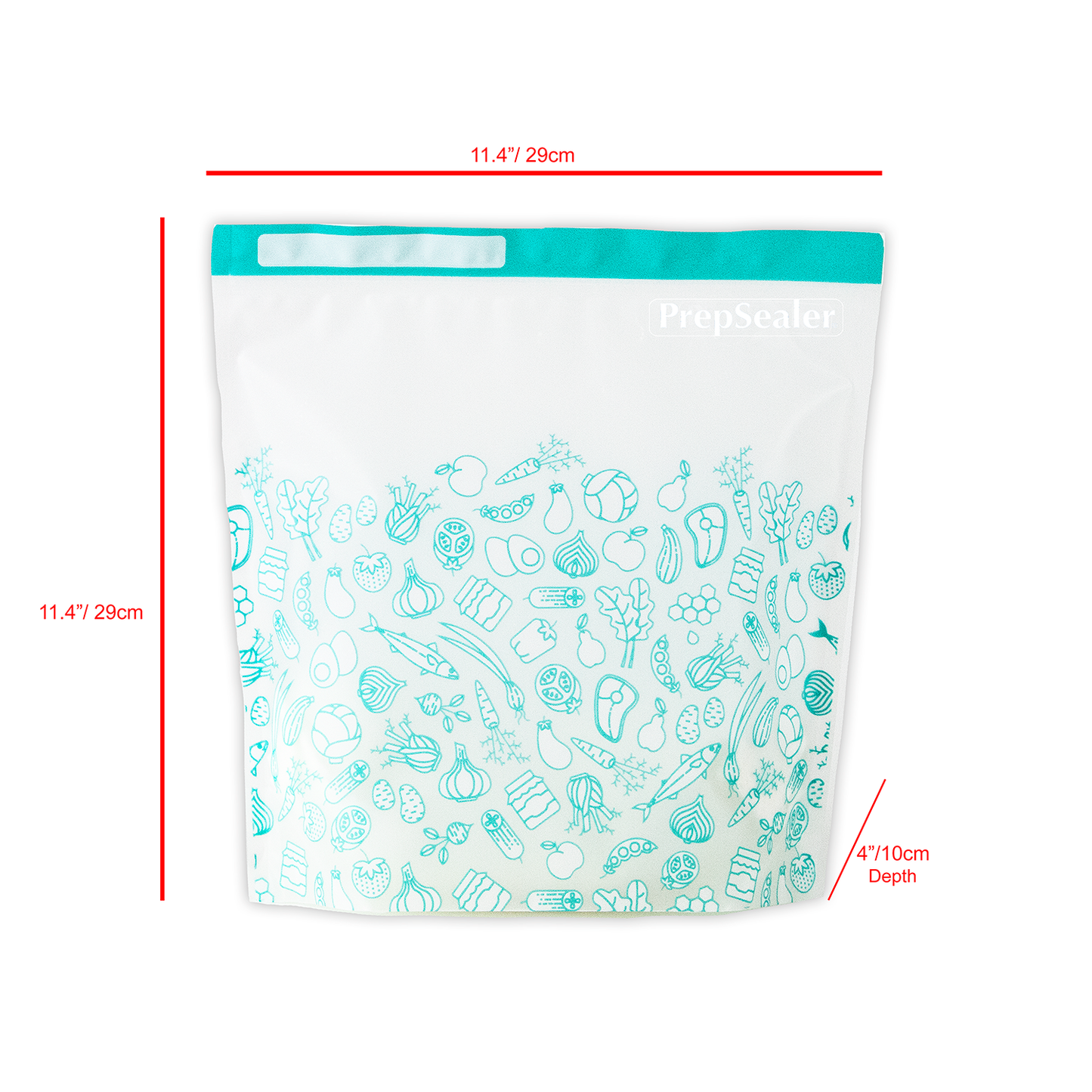 Food Saving Reusable Bag - Variety 10pc (5 Medium, 5 Large )