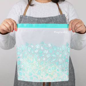 PrepSealer Food Saving Reusable Bag - Large 6pc