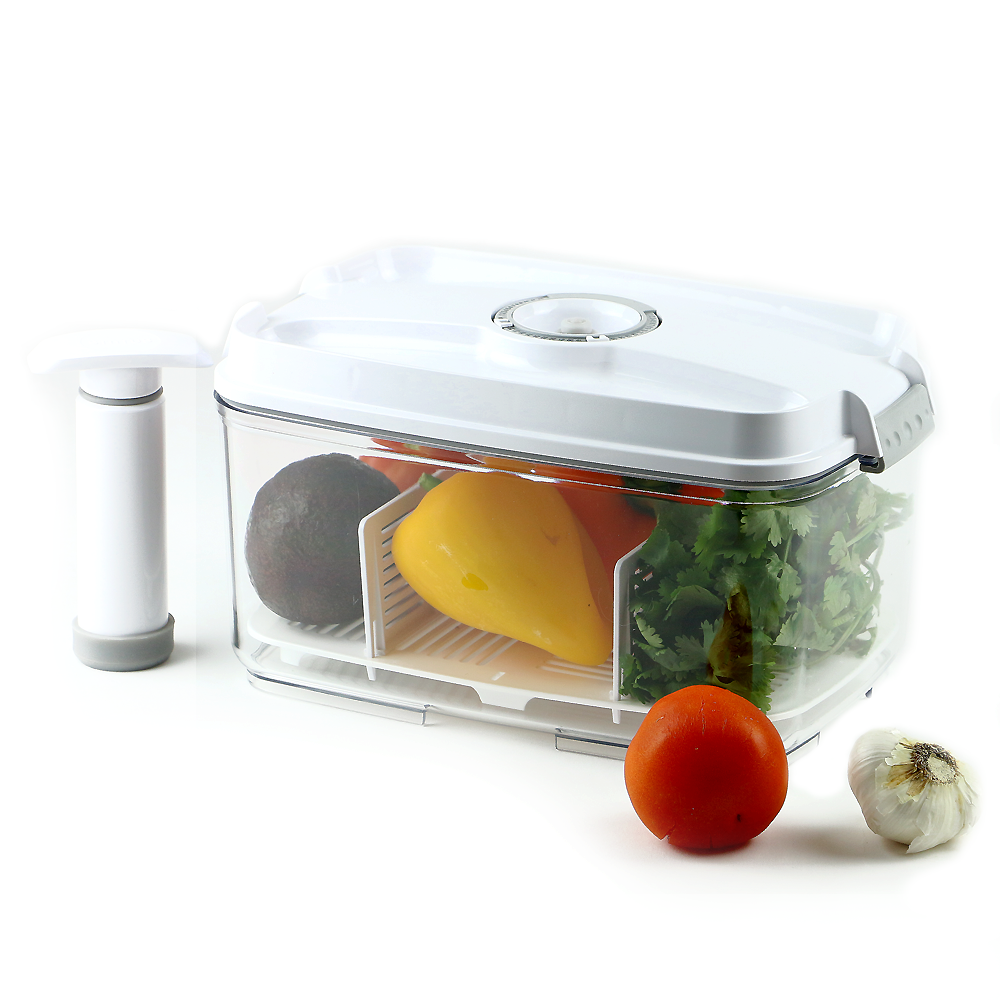 Prep & Seal BPA-Free TRITAN Vacuum Container Bread Box 4.5L (Pump,Tray)