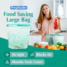 PrepSealer Food Saving Reusable Bag - Large 6pc