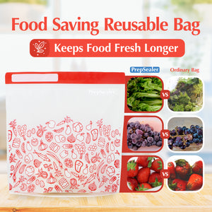 New Reusable Vacuum Silicone Food Bag Sealer Milk Fruit Meat Storage Bags  Fridge Food Storage Containers Refrigerator Bag