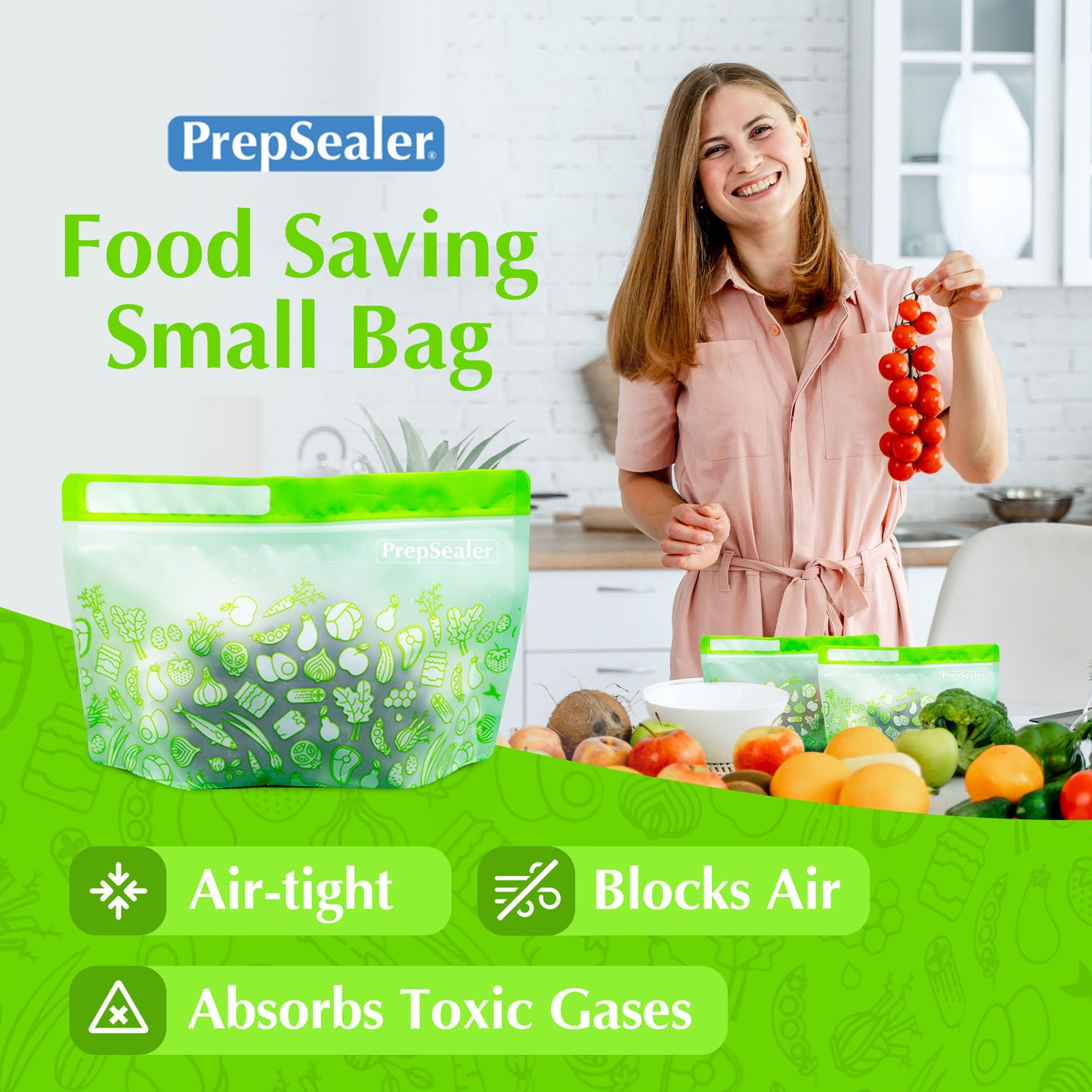 Food Saving Reusable Bag - Small 6PC