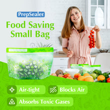 PrepSealer Food Saving Reusable Bag - Small 6pc
