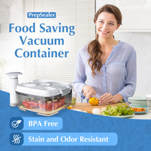 PrepSealer BPA-free Tritan Vacuum Container Marinating White (2L, Pump)