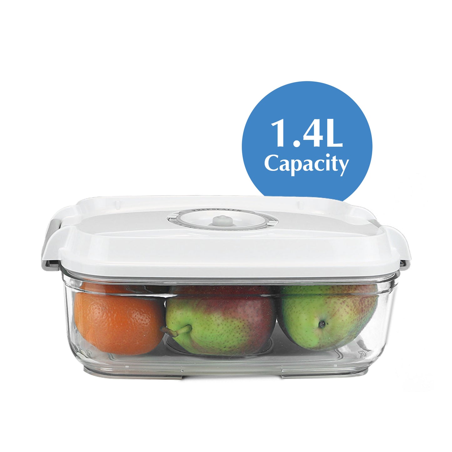 Prep & Seal BPA-Free TRITAN Vacuum Container 1.4L ( NO Manual Pump included )