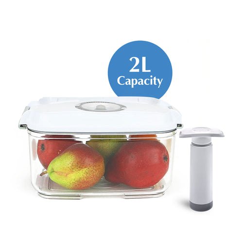 PrepSealer BPA-free Tritan Vacuum Container 2L (Pump,Tray)