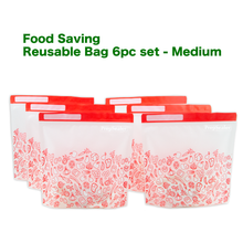 PrepSealer Food Saving Reusable Bag - Medium 6pc